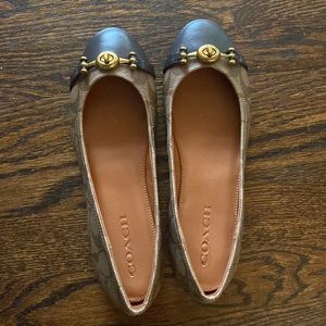 Coach Monogrammed Flats - Brand New with Box